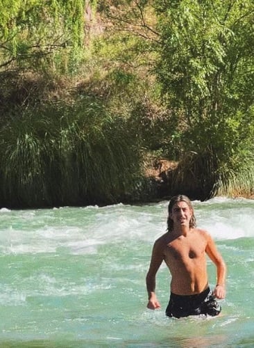 Ulises Apóstolo during his vacation