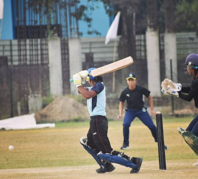 Uma Chetry during her practice session