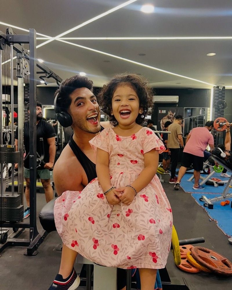 Umair Ibn Lateef in a gym