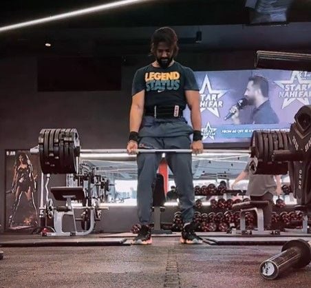 Umapathy Ramaiah at the gym
