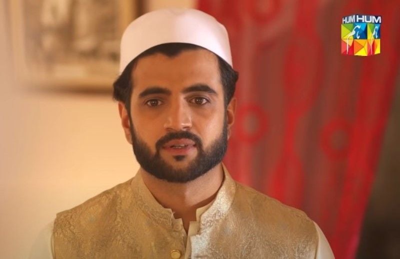 Umer Aalam in a still from the TV drama 