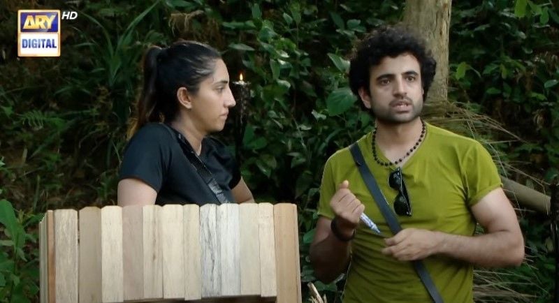 Umer Aalam (right) in a still from the TV show 