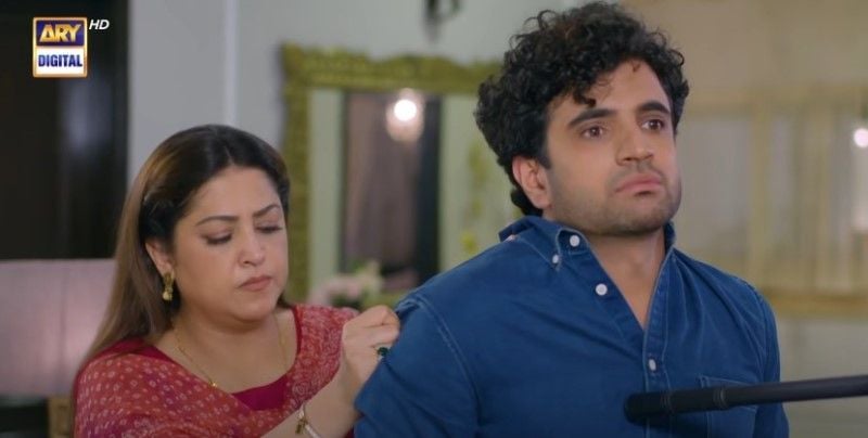 Umer Aalam in a still from the telefilm 