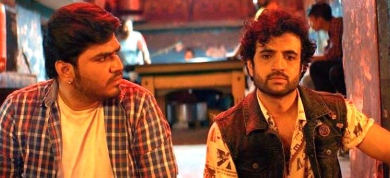 Umer Alam (right) in a still from the film 