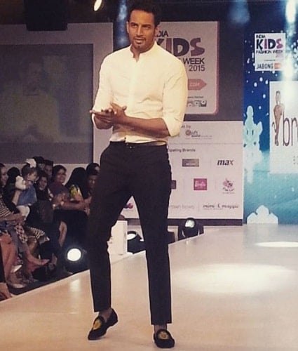 Upen Patel in a fashion show