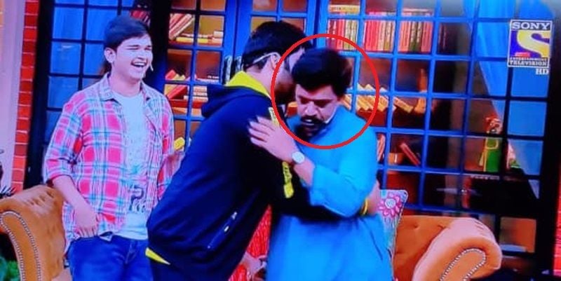 Upendra Limaye as a guest on The Kapil Sharma Show