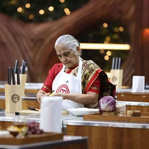 Urmila Jamnadas Asher in a still from the reality show 