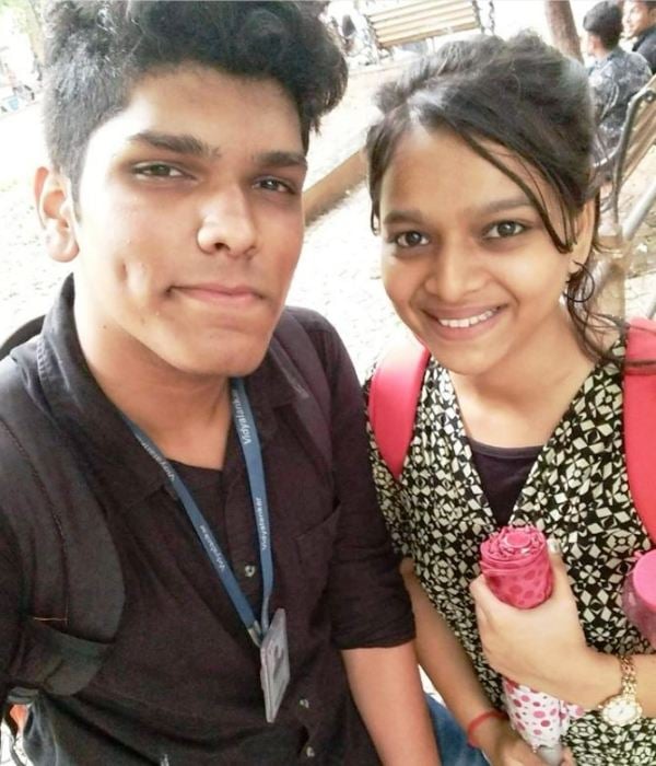 Urmila Lawekar and Mithilesh Patankar during the early days of their relationship