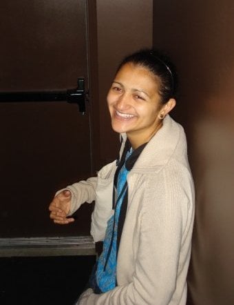 Urmila Rosario during her early sports management days