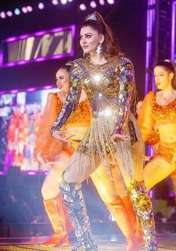 Urvashi Rautela in a stage performance
