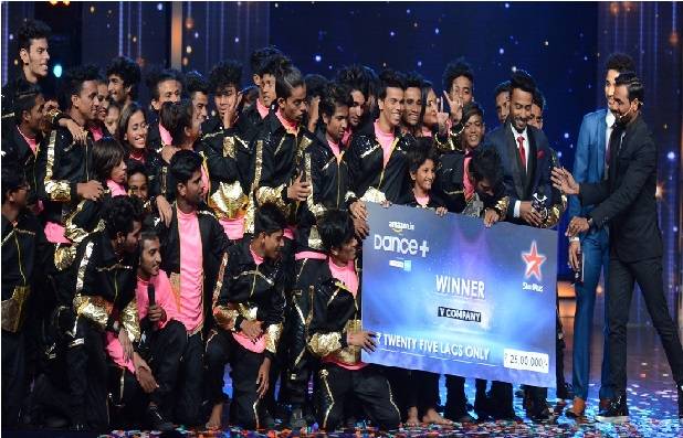 V Company after winning Dance Plus