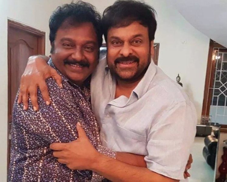 V. V. Vinayak with Chiranjeevi (right)