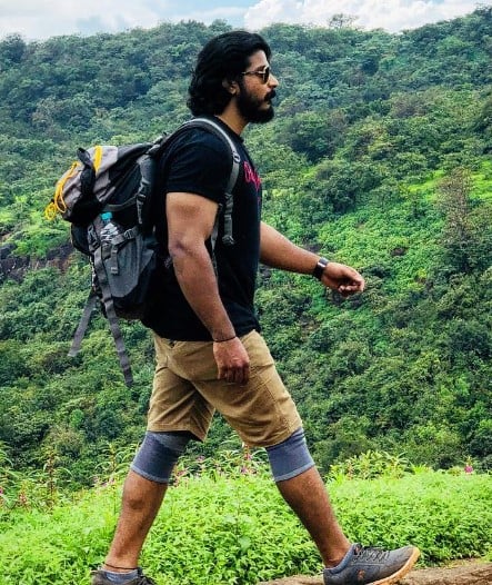 Vaibhav Chavan during a trekking tour