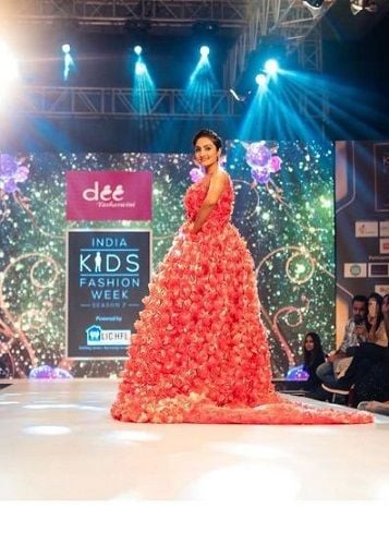 Vaishnavi Gowda in a fashion show