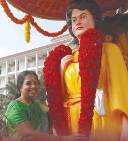 Vanathi Srinivasan during Sister Nivedita