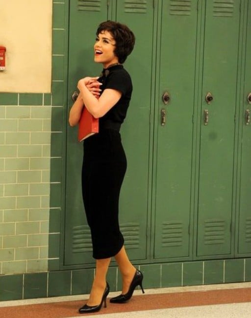 Vanessa Hudgens in a still from the film Grease Live! (2016)