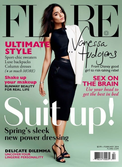 Vanessa Hudgens on the cover of a magazine