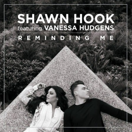 Vanessa Hudgens on the cover of the music video of the song Reminding Me with Shawn Hook