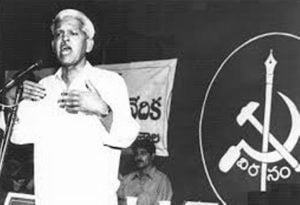 Varavara Rao giving speech