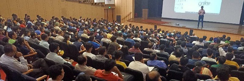 Varun Malhotra conducting a FLAP seminar