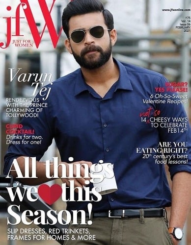 Varun Tej featured on JFW magazine cover