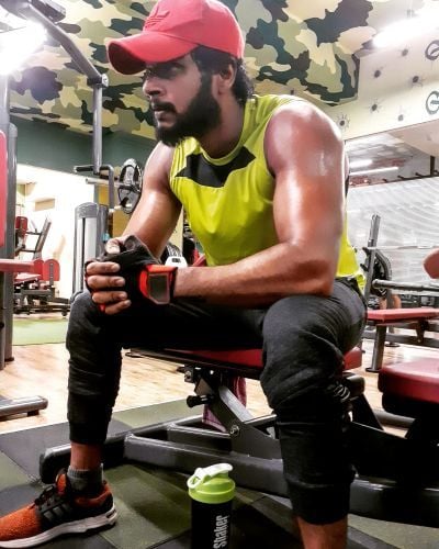Vatsan Chakravarthy at the gym
