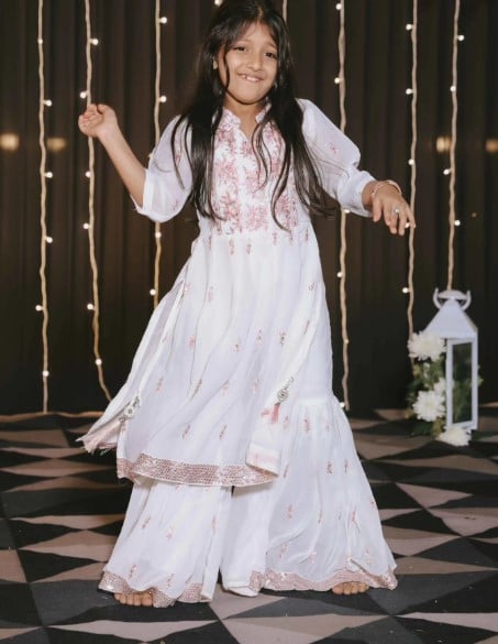 Veda Agrawal while dancing