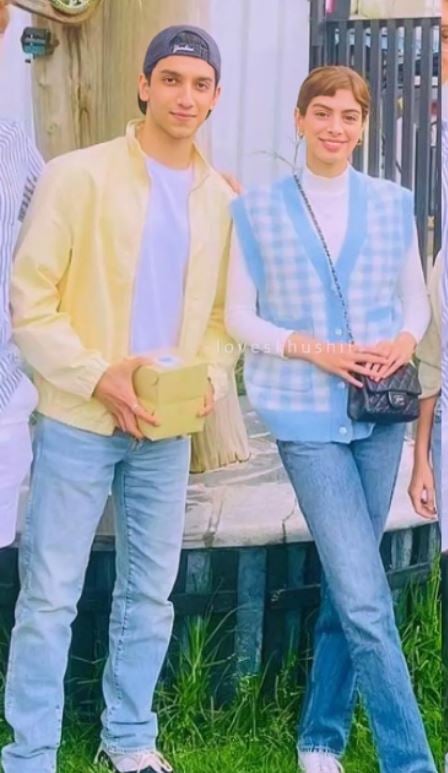 Vedang was spotted with Khushi Kapoor at a restaurant in Ooty