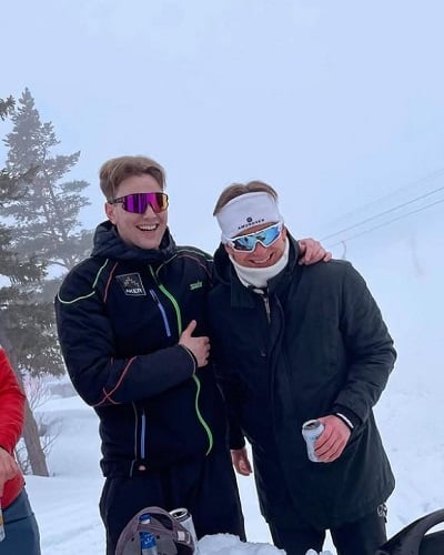 Vetle Dale Svendsen during his vacation