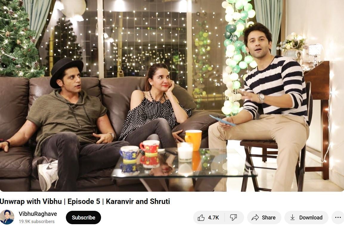 Vibhu Raghave hosting the show 