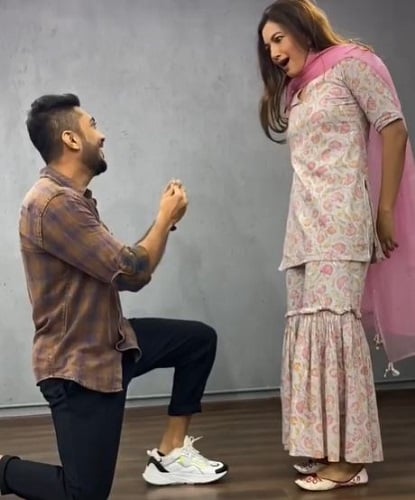 Video in which Zaid Darbar proposed Gauahar Khan