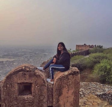 Vidushi Swaroop while enjoying a trip