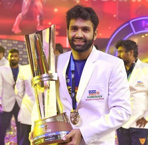 Vijay Malik with pro kabbadi league