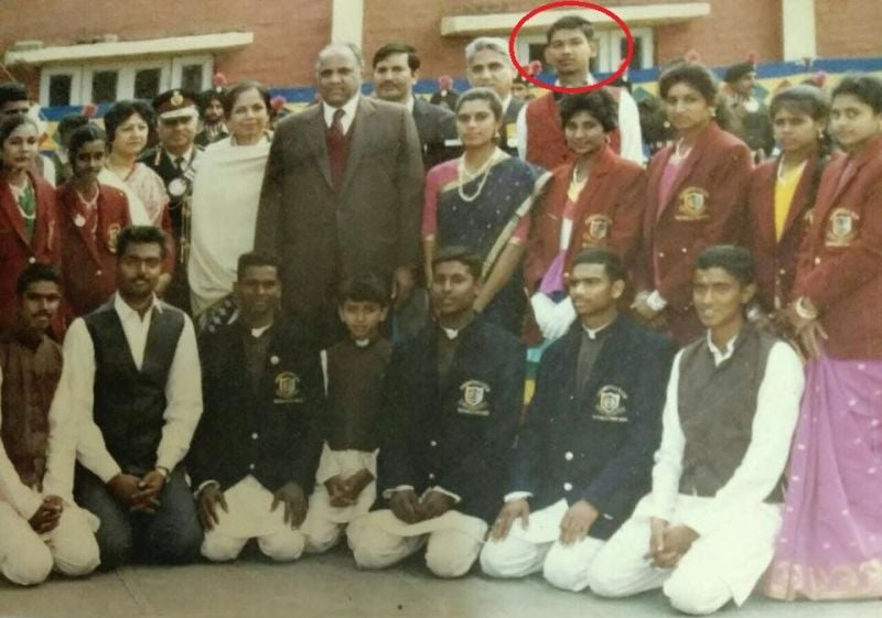 Vijay Prakash as a NCC cadet in Delhi Republic Day parade