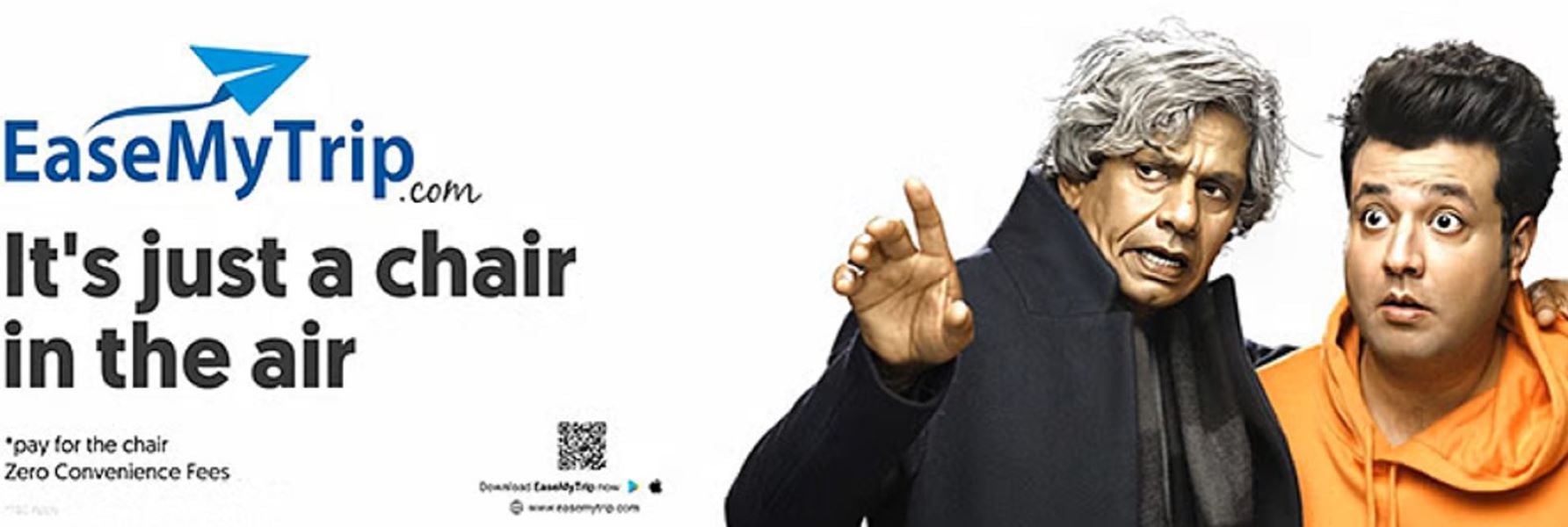 Vijay Raaz and Varun Sharma in EaseMyTrip Advertisement