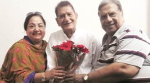 Vijay Tandon and his wife with Mehar Mittal
