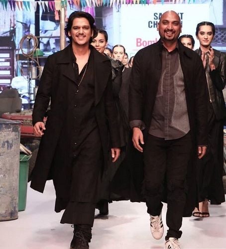 Vijay Varma in a fashion show