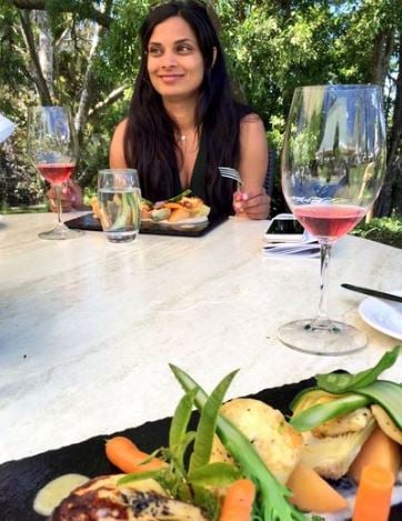 Vijaya Gadde during a party