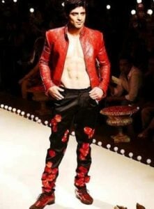 Vikas Manaktala while walking on the ramp during a fashion show