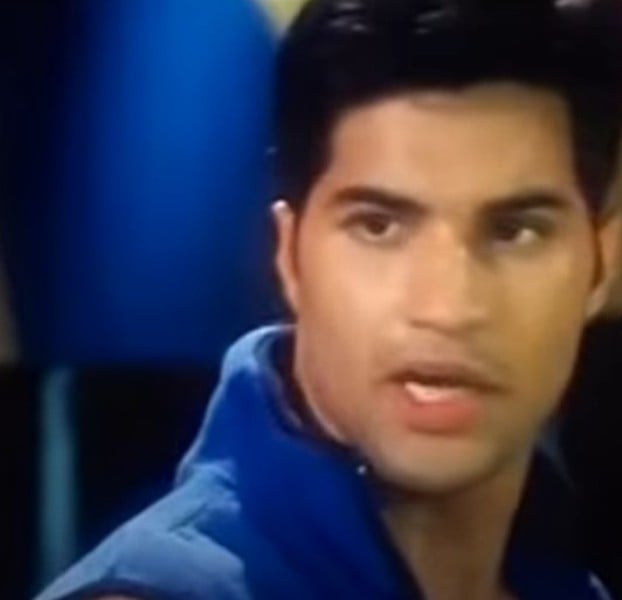 Vikas Sethi in a still from the Bollywood film Oops! (2003)