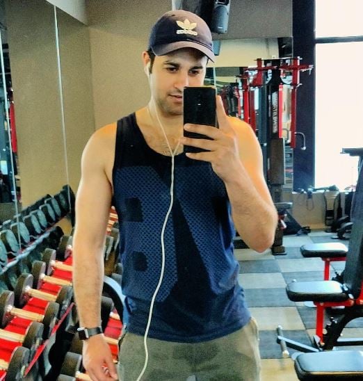 Vikram Bakshi at a gym