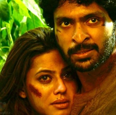Vikram Prabhu in a still from the film Wagah