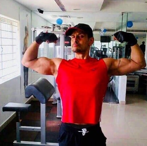 Vikram at a gym