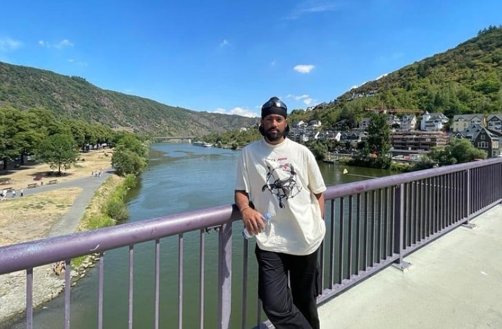 Vikramjit Singh while enjoying his holidays