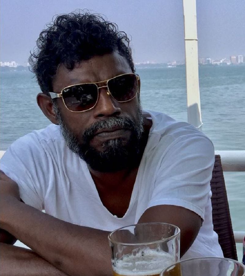 Vinayakan drinking beer