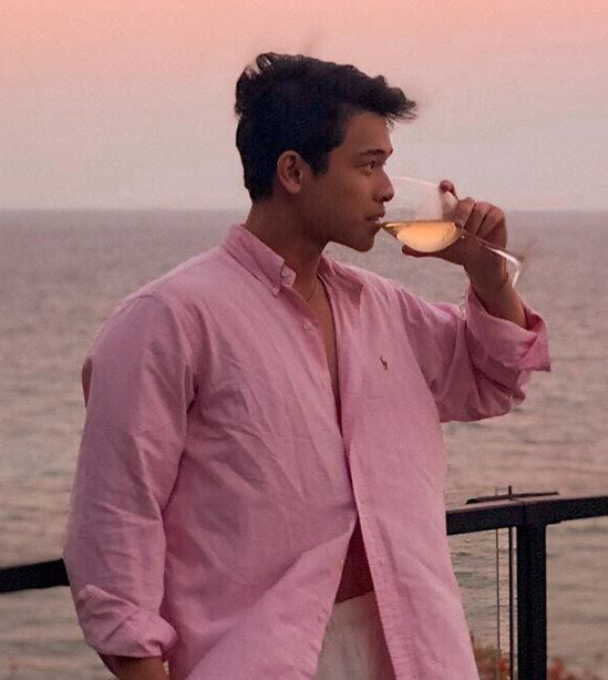 Vince Maristela drinking alcohol