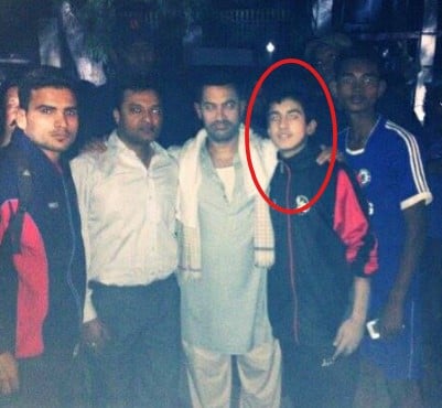 Vinod Bhatt with the team of the film Dangal