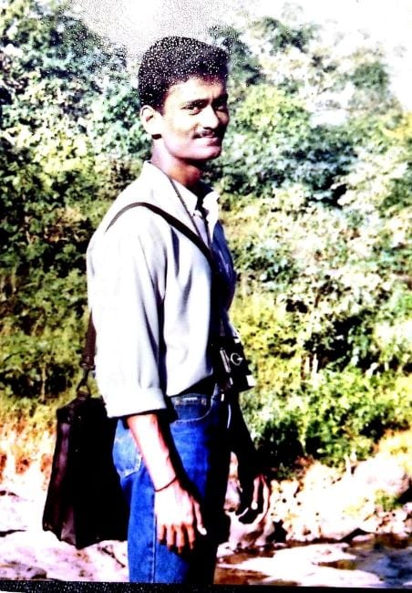 Vinod Channa before he started his bodybuilding journey