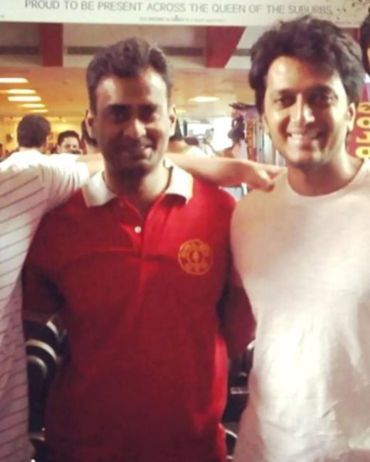 Vinod Channa with Riteish Deshmukh