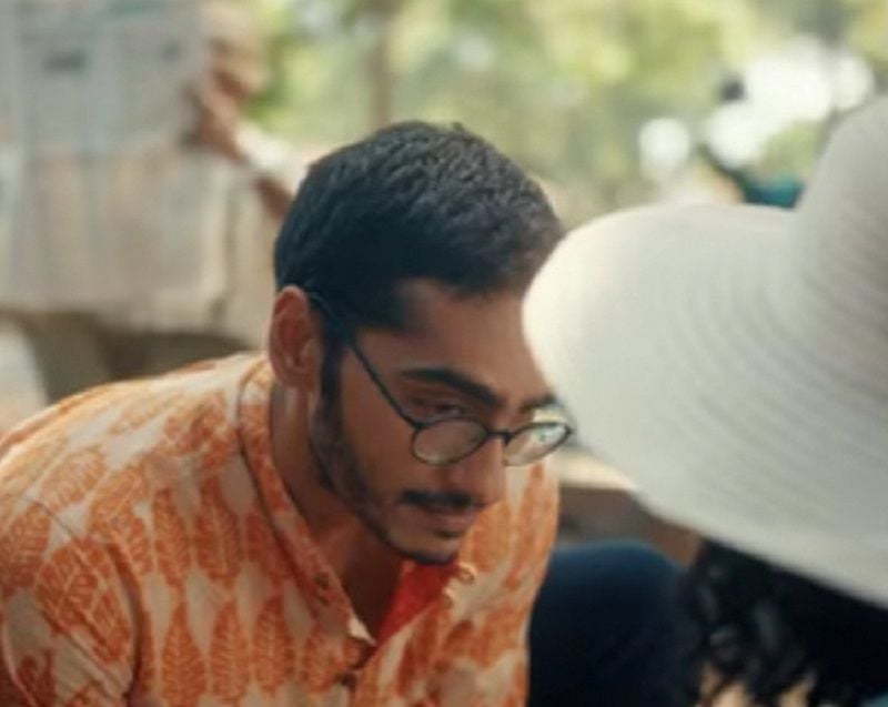 Vishak Nair in the music video 